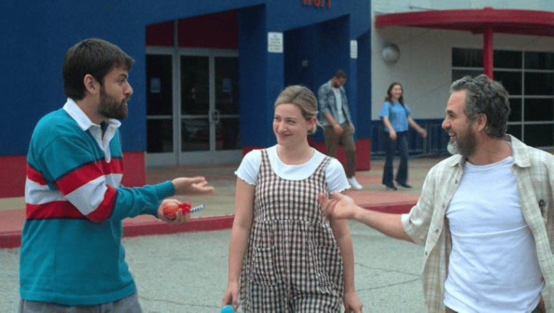 Mark Ruffalo, Lili Reinhart, and Cooper Raiff in Hal & Harper