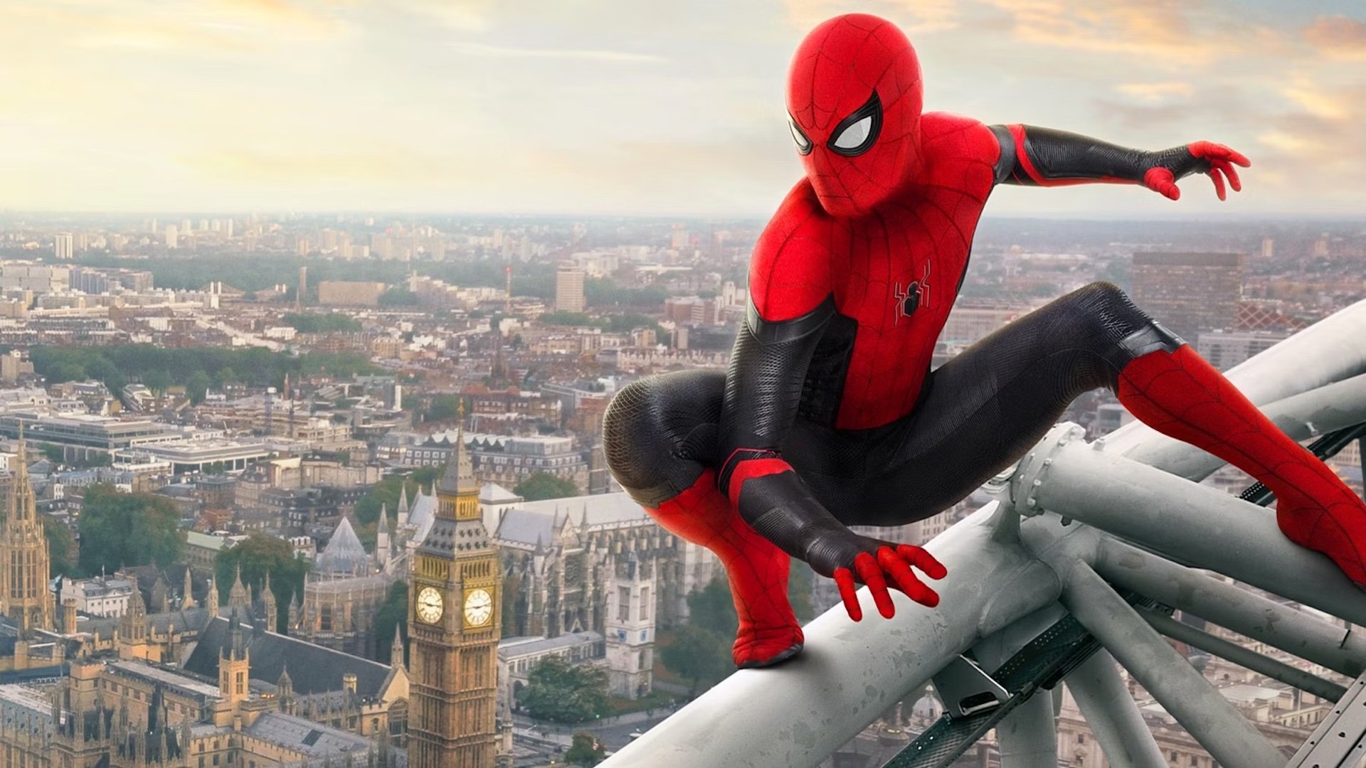 Spider-Man (Tom Holland) standing over Paris in 'Spider-Man: Far From Home;' How To Create the Suspension of Disbelief in Your Screenplay