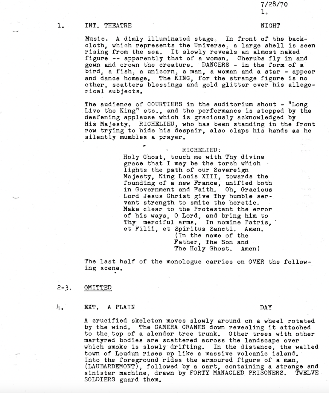 The Devils script sample