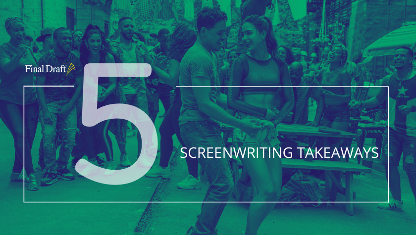 5 Screenwriting Takeaways from the dreamy 