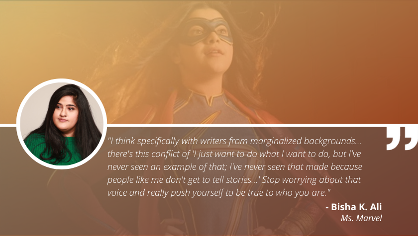 Write On with 'Ms. Marvel' Head Writer & EP Bisha K. Ali