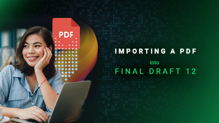 Importing a PDF into Final Draft