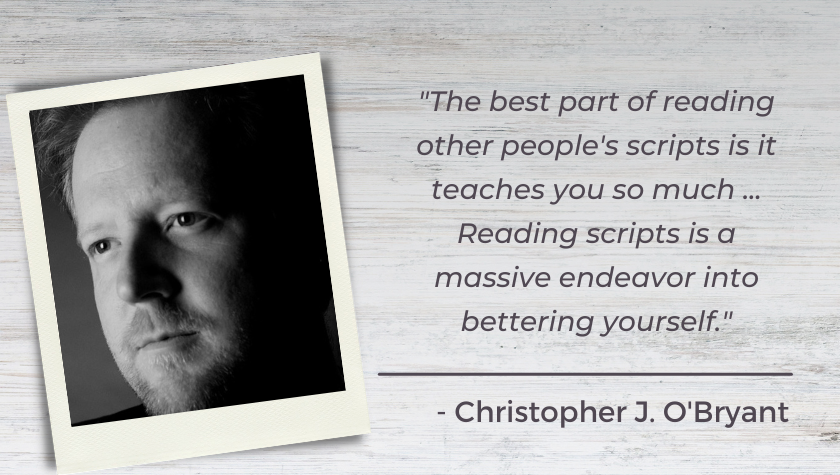 Christopher J. O’Bryant on trading script reads and Twitter handles