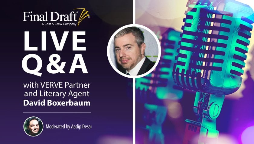 Live Q&A with VERVE Partner and Literary Agent David Boxerbaum