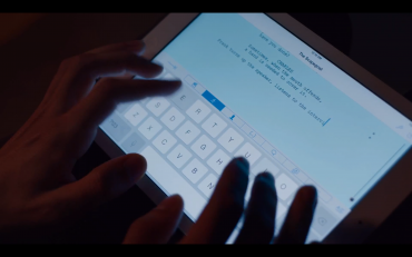 Final Draft Writer App Featured in iPad Air Commercial